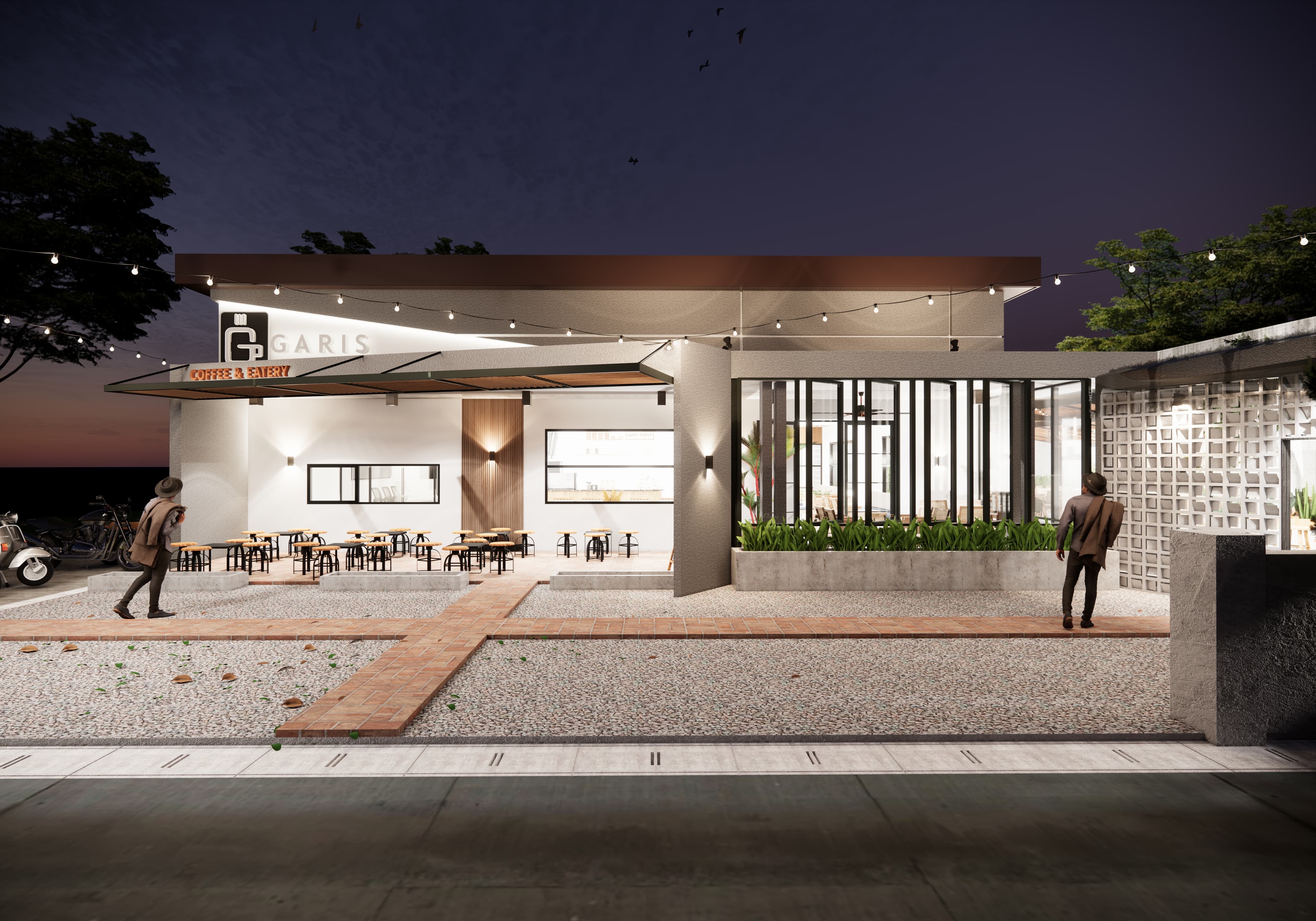 Desain Eksterior Fasad Bangunan Tropis