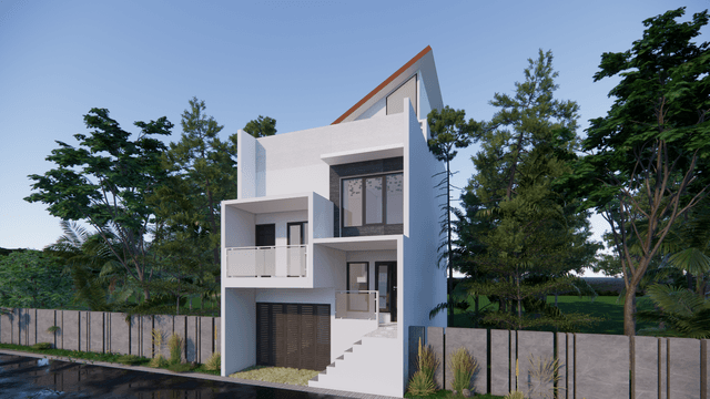 DESAIN RUMAH 5.5X12 M (2LT)