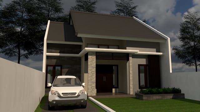 DESAIN RUMAH 10X13 M (1LT)