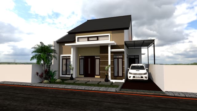 DESAIN RUMAH 11X19 M (1LT)