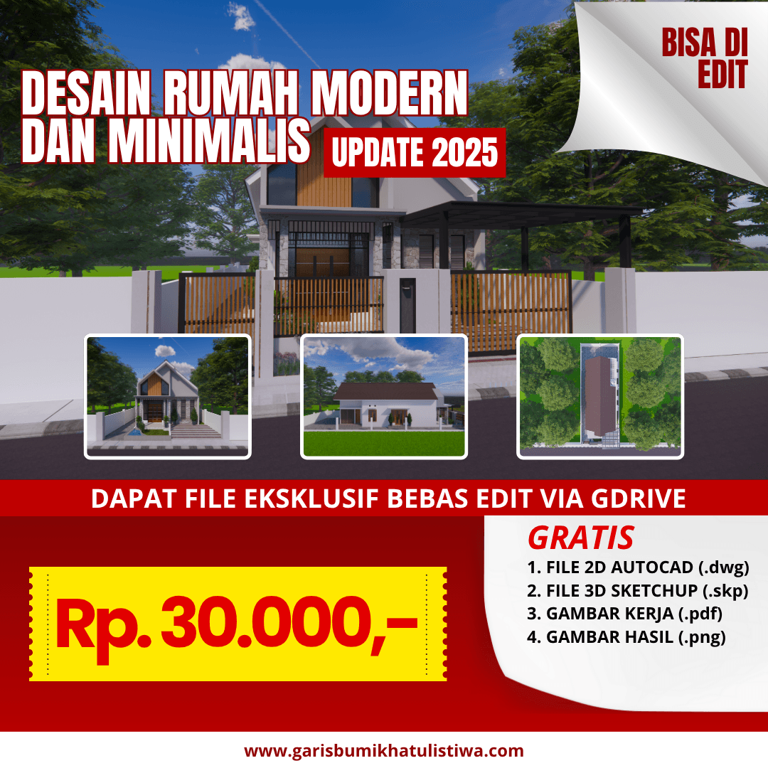 DESAIN RUMAH 7X16 M (1LT)